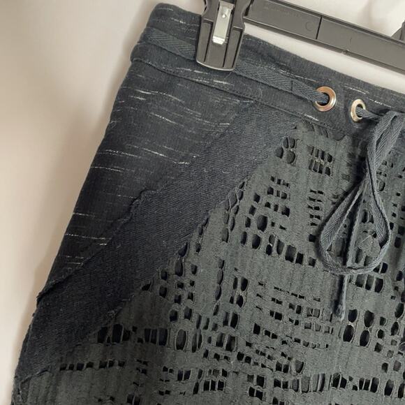 John John black black lace skirt - Picture 5 of 9